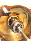 View of the speeder spring and pilot valve parts